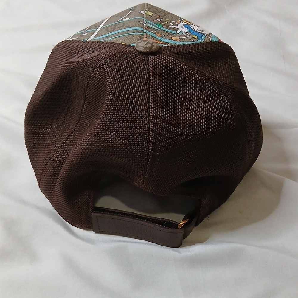 Gucci X Disney Brown Cartoon Graphic Cap - Picture 5 of 5